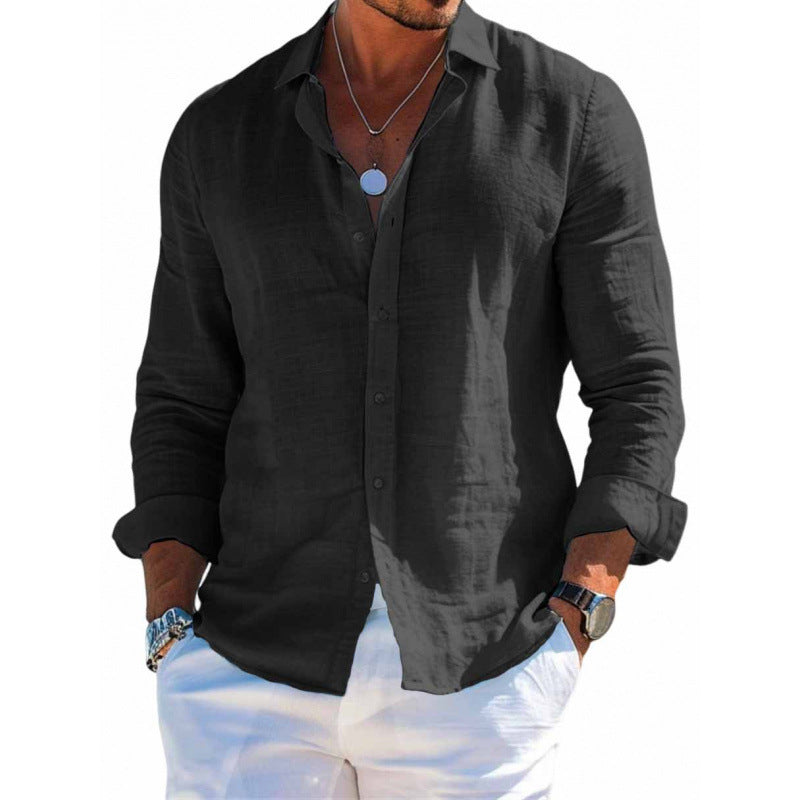 Coastline Button Down Long Sleeve Shirt