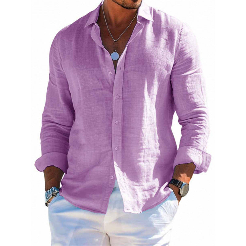 Coastline Button Down Long Sleeve Shirt