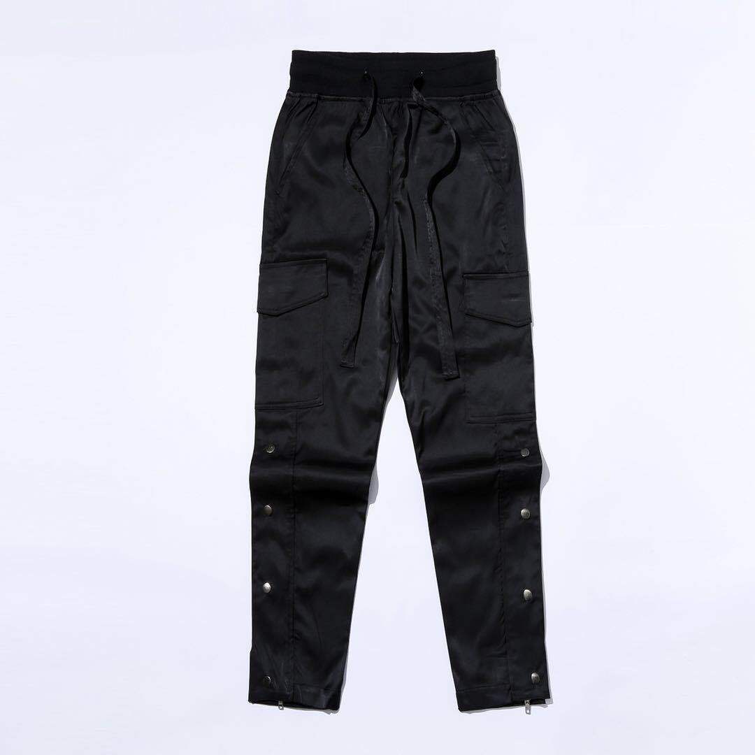 Sleek and Smooth Buttoned Down Cargo Pants