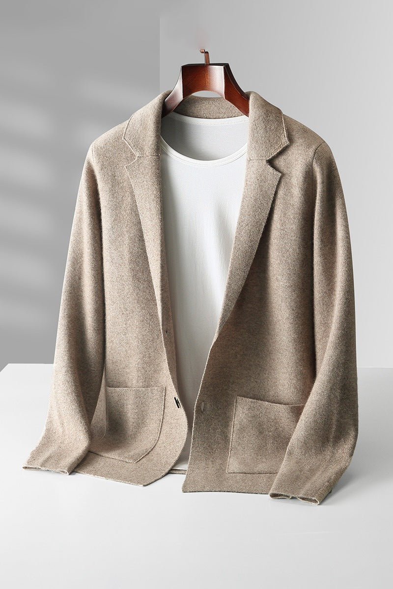The District Knitted V-neck Cardigan