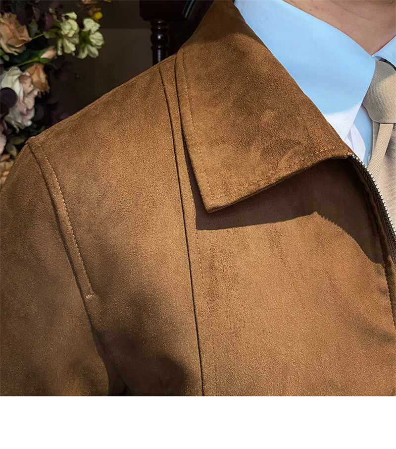 Suede Coffee Bomber