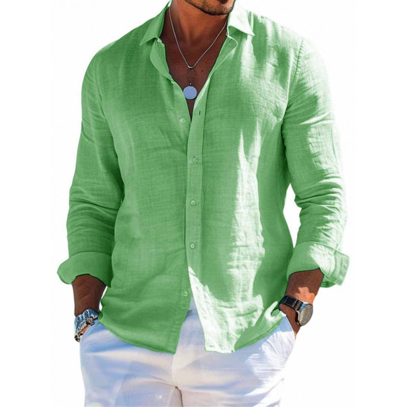Coastline Button Down Long Sleeve Shirt