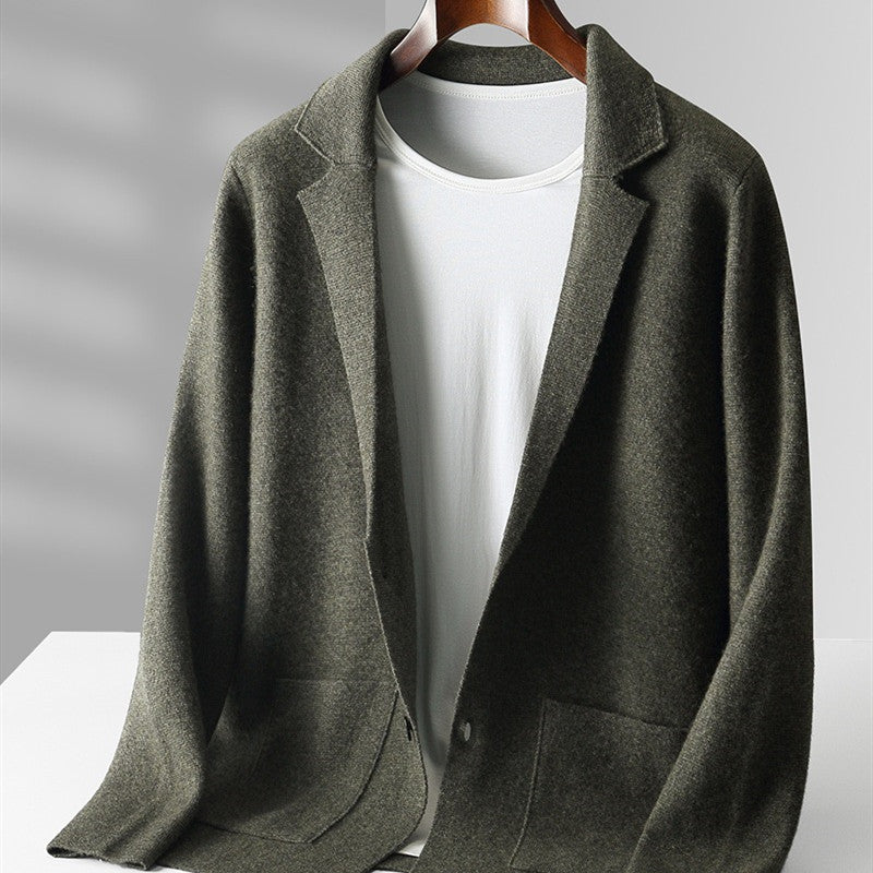 The District Knitted V-neck Cardigan