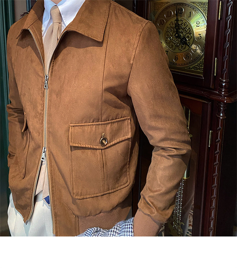 Suede Coffee Bomber