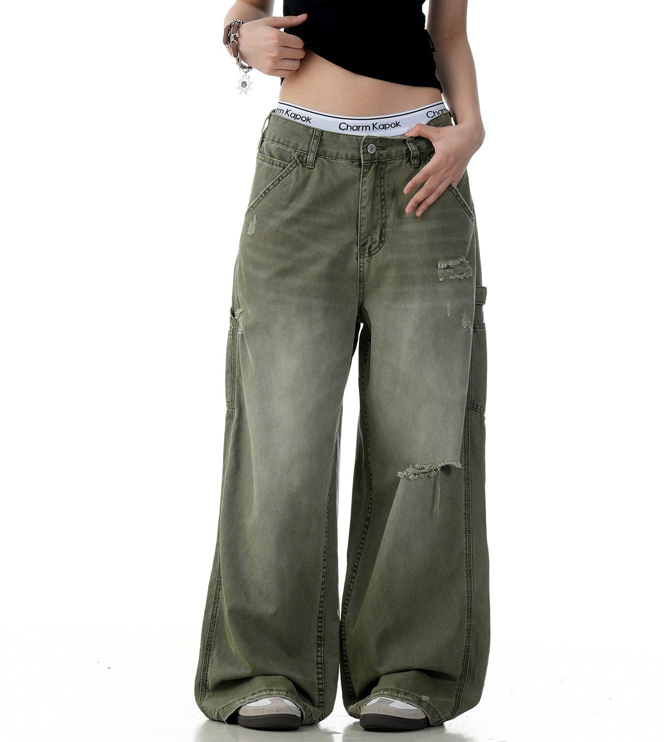 Like the 90's Tattered Baggy Jeans