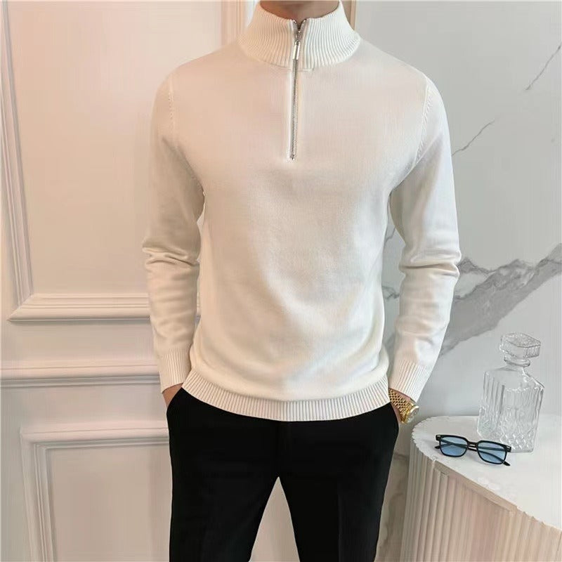 Better than Your Average  Men's Quarter Zip Pullover Sweater