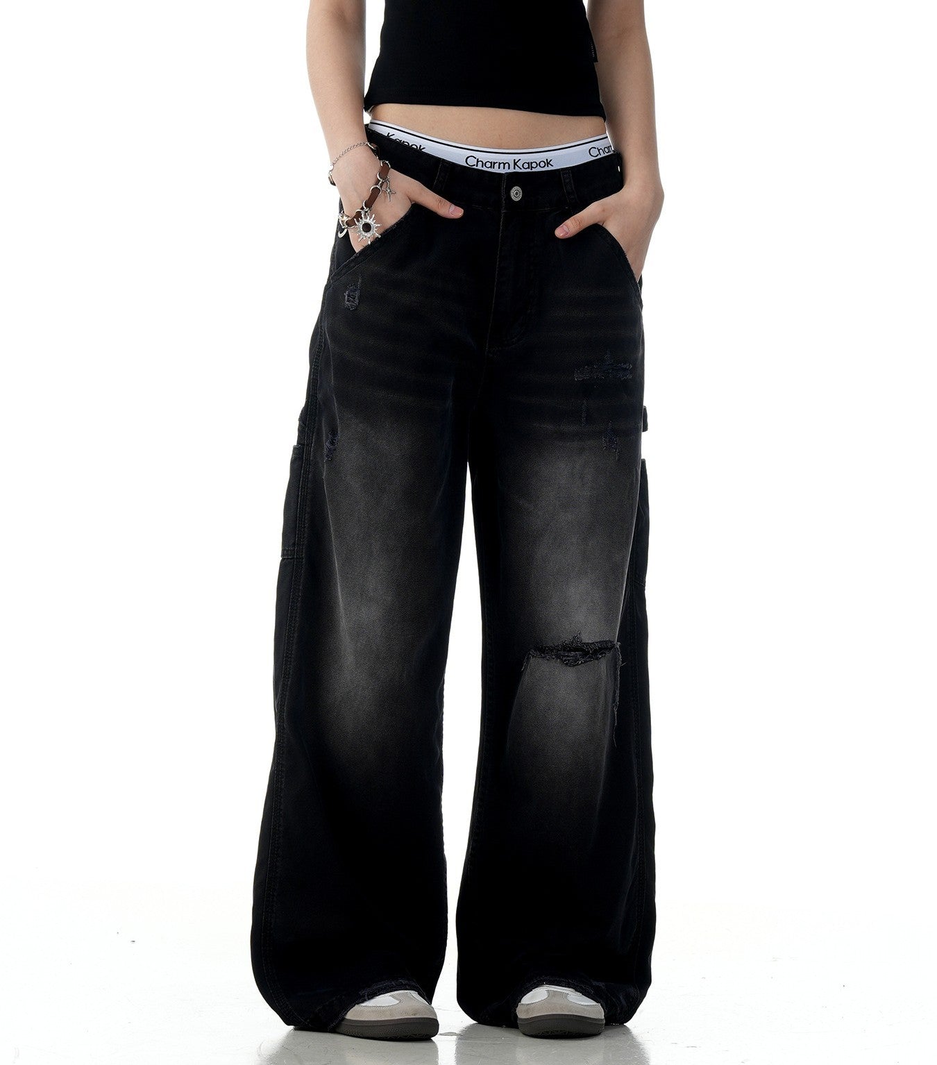 Like the 90's Tattered Baggy Jeans