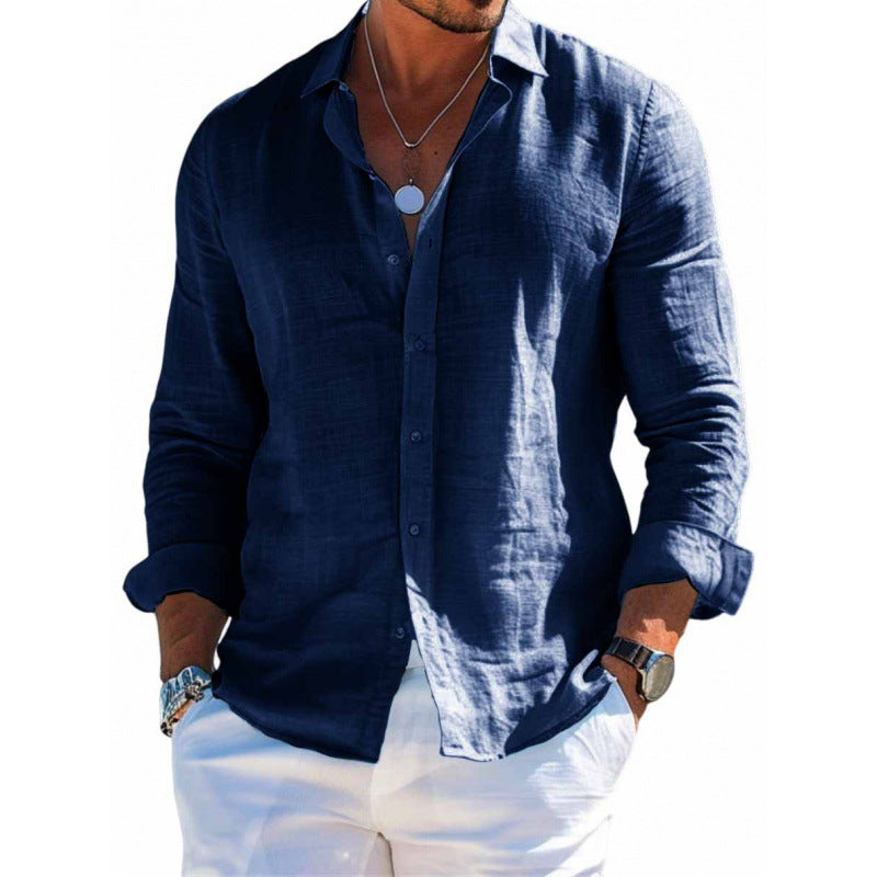 Coastline Button Down Long Sleeve Shirt