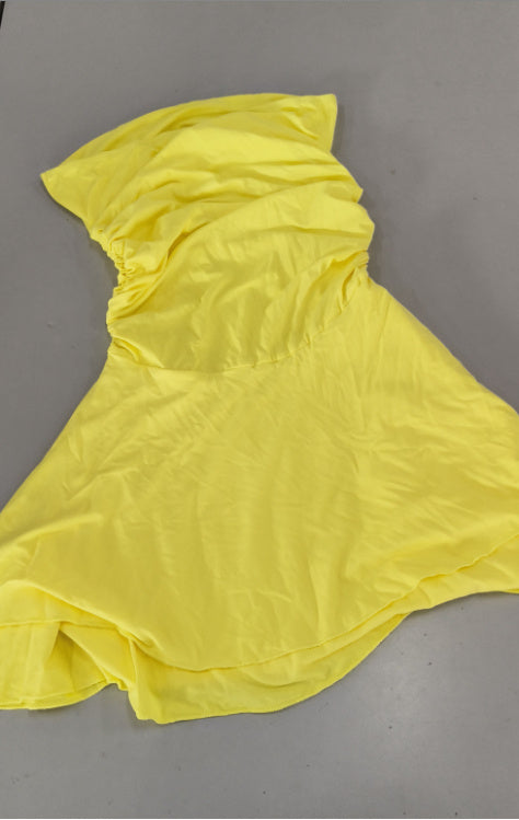 Summertime Sexy Pleated Tube-top Dress
