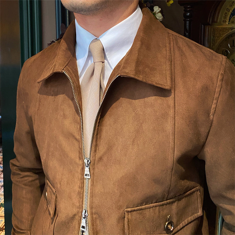 Suede Coffee Bomber