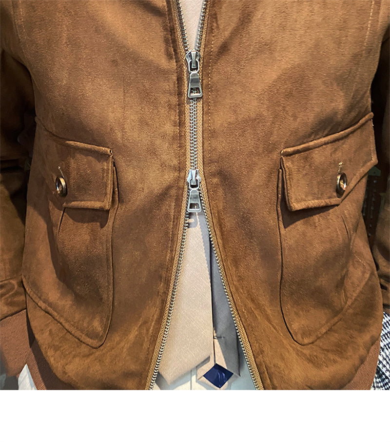 Suede Coffee Bomber