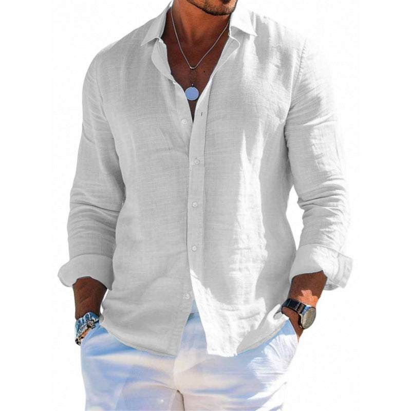 Coastline Button Down Long Sleeve Shirt